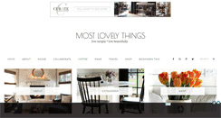 Desktop Screenshot of mostlovelythings.com
